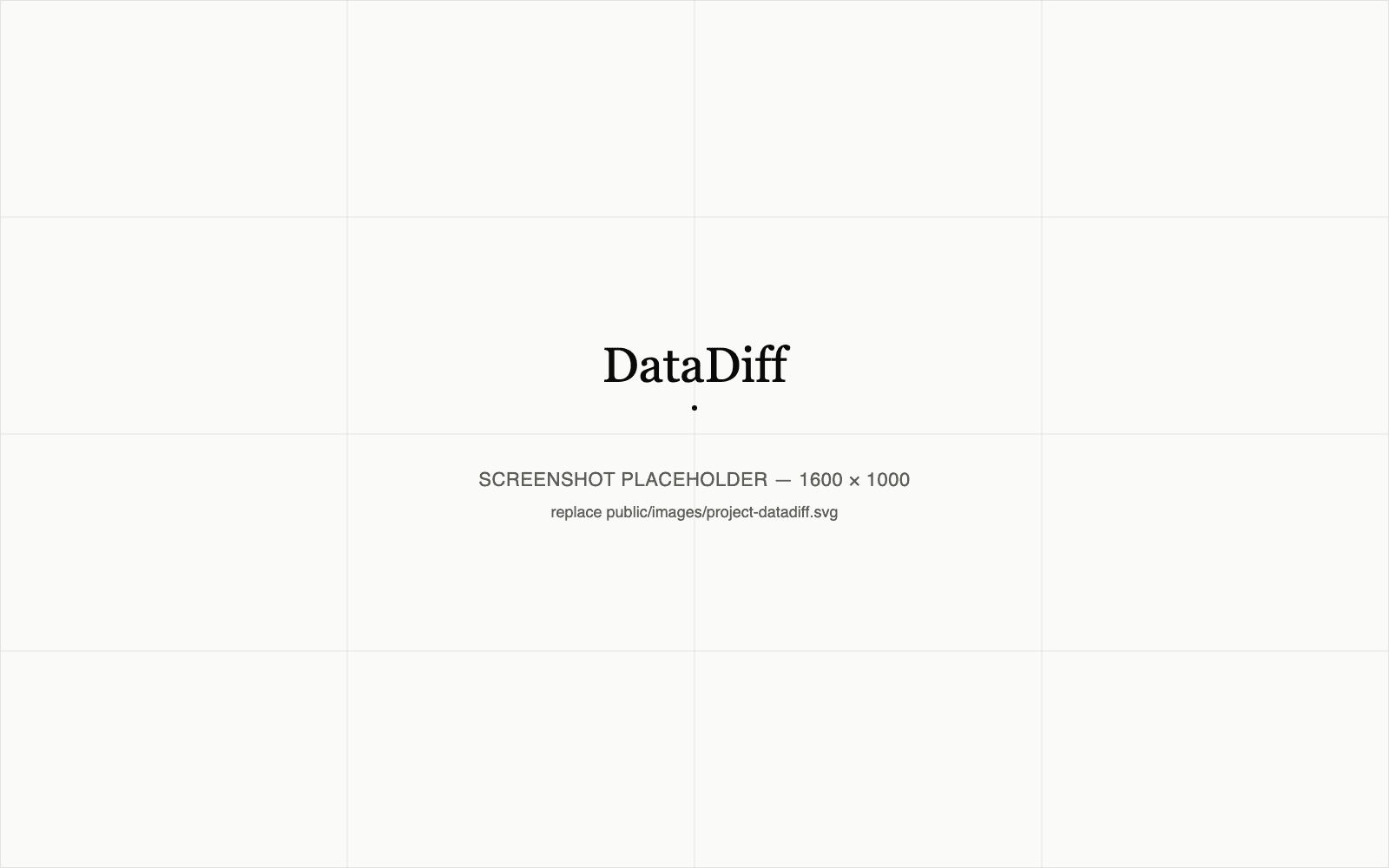 DataDiff product screenshot showing a column-by-column comparison of two spreadsheet files